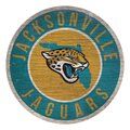 Fan Creations Jacksonville Jaguars Sign Wood 12 Inch Round State Design 7846020218